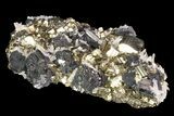 Sphalerite, Pyrite and Quartz Association - Peru #99697-1